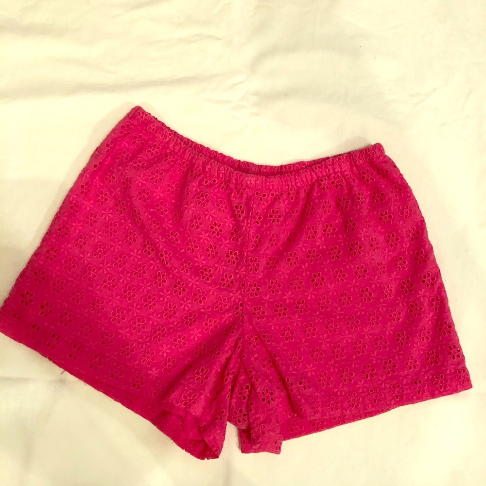 Ralph Lauren kids eyelet shorts